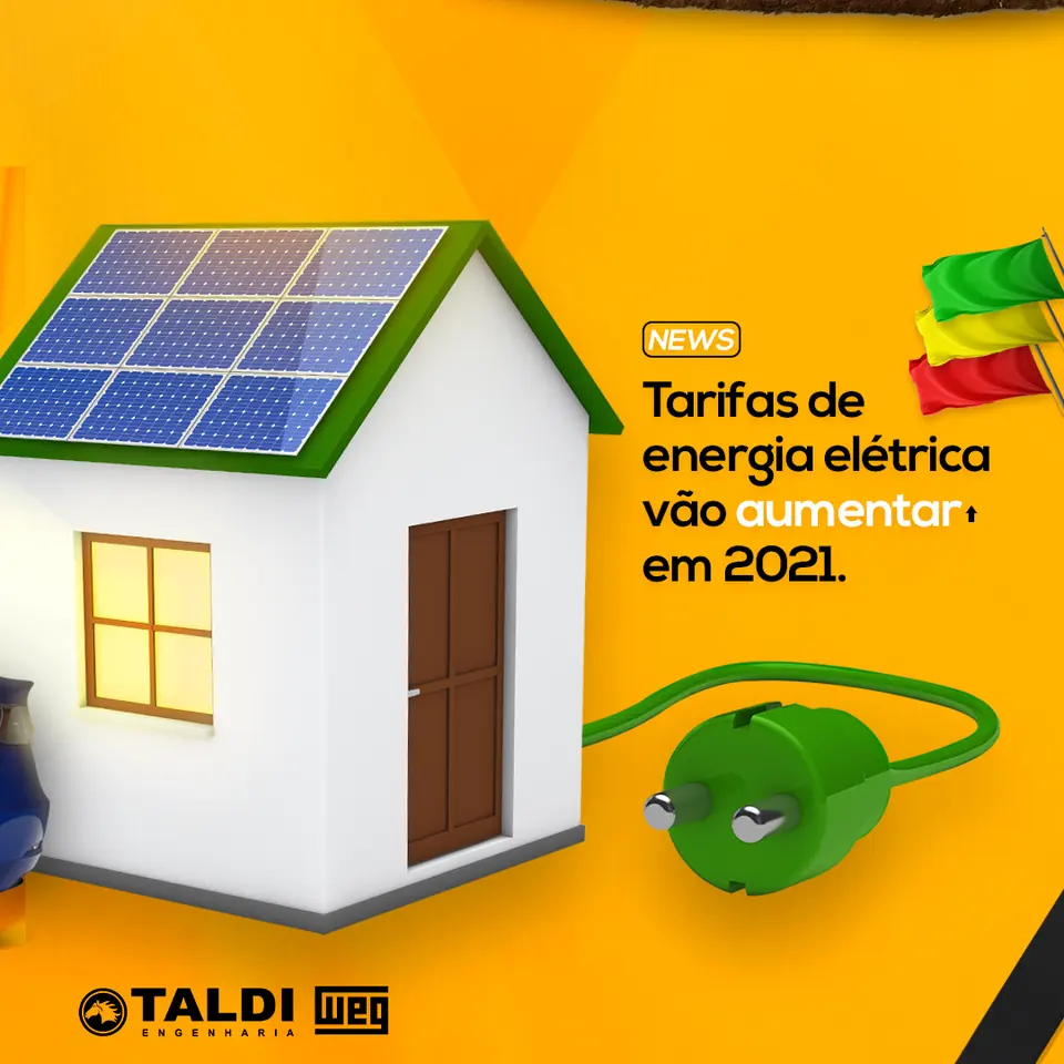 Tarifas de Energia Elétrica vão aumentar em 2021