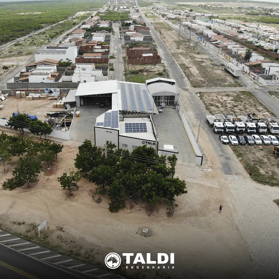 Vista aérea da sede da Taldi em Mossoró