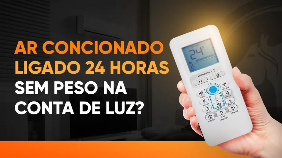 Deixe seu ar-condicionado ligado 24h por dia