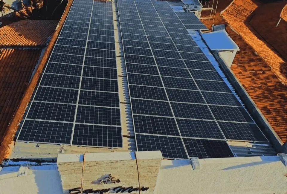 Usina solar instalada pela Taldi: Espaço Maia