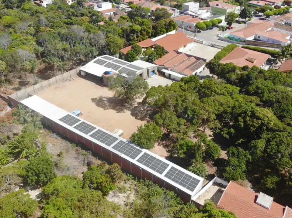 Usina solar instalada pela Taldi: F. A. Nunes