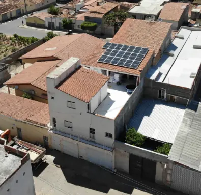 Usina solar instalada pela Taldi: Francisco Neto