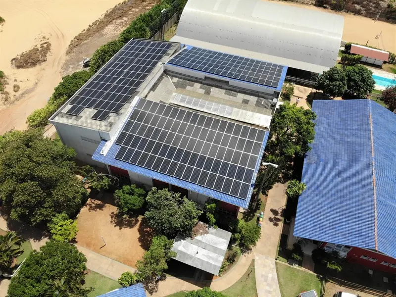 Usina solar instalada pela Taldi: Fundação Marie Joset