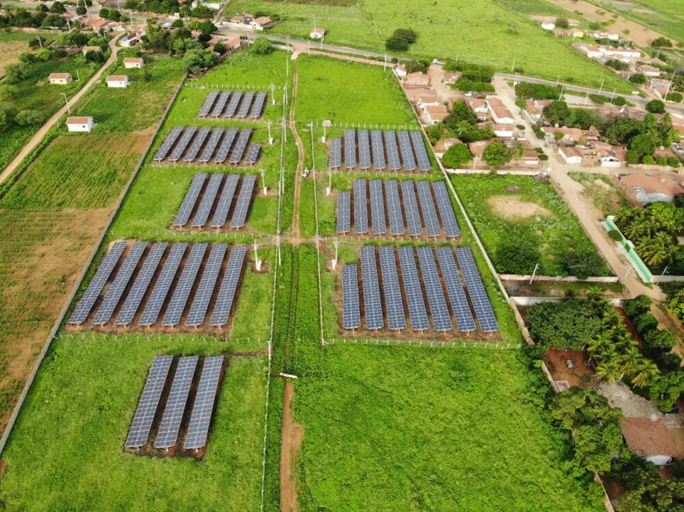 Usina solar instalada pela Taldi: Rede Ideal