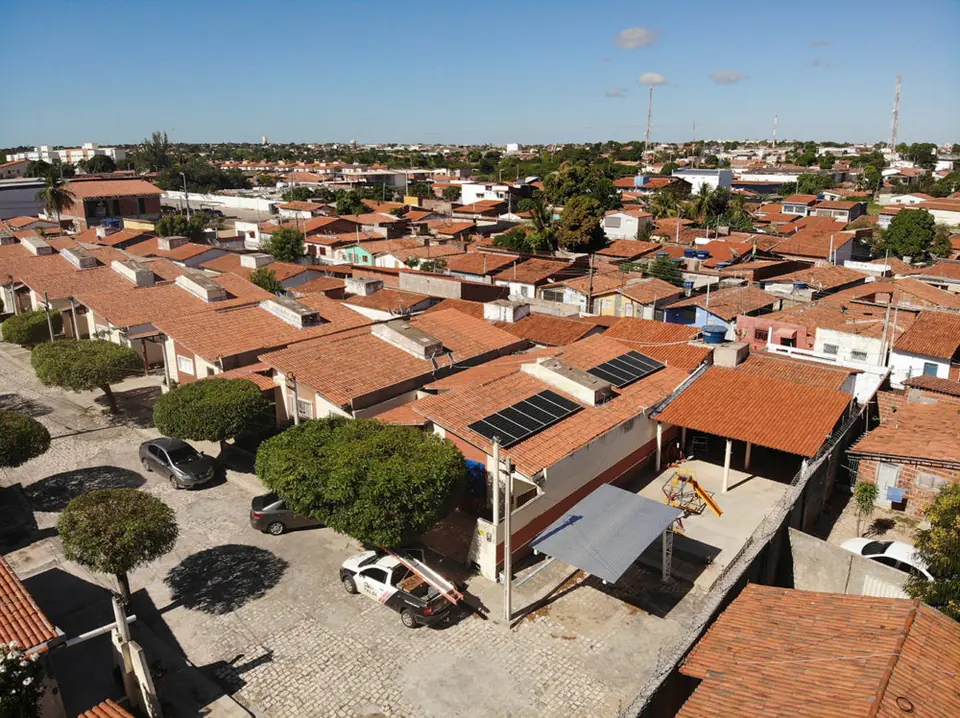 Usina solar instalada pela Taldi: Usina Residencial Alto São Manoel