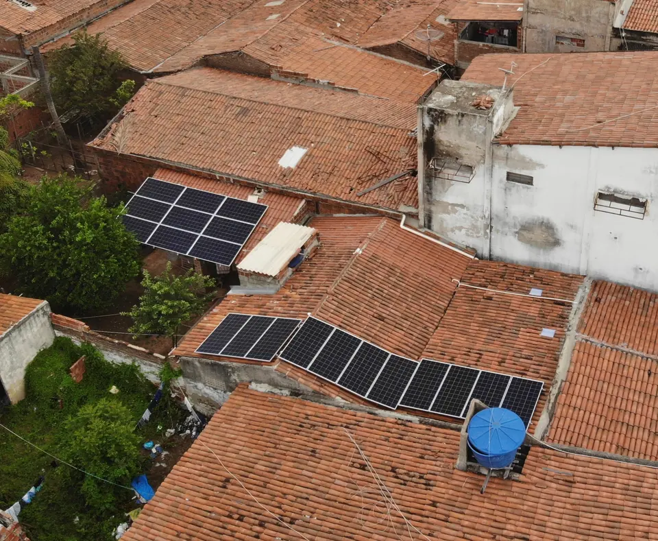 Usina solar instalada pela Taldi: Usina Residencial Bom Jardim