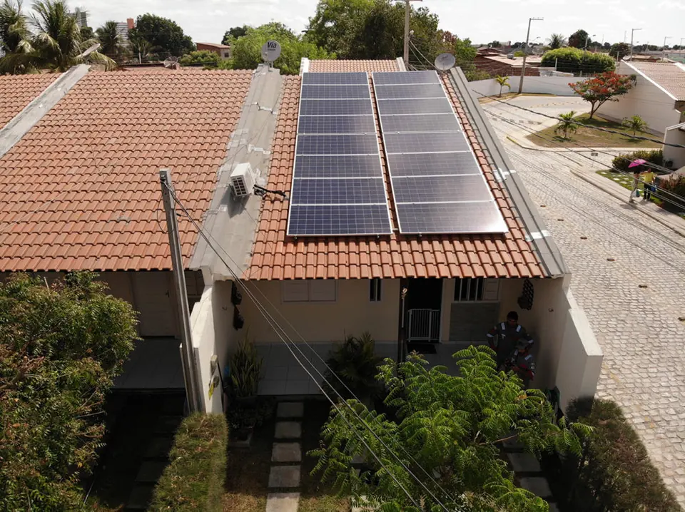 Usina solar instalada pela Taldi: Usina Residencial Planalto 13 de Maio